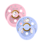 BIBS x Moomin Colour Pacifiers 2 pack Dreaming - Baby Pink mix