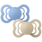 Supreme Pacifiers 2 Pack - Vanilla/Sky Blue
