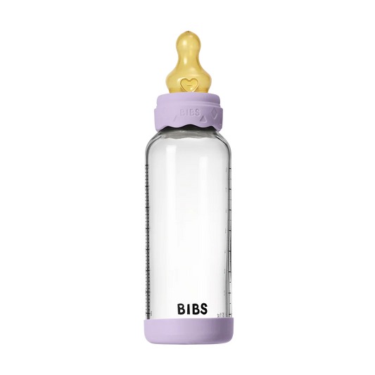 Baby Glass Bottle Boheme Set 240ml Latex - Violet Sky